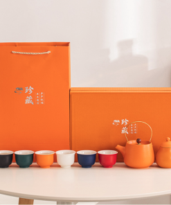 GS289-34-2 ชุดของขวัญ ชุดชงชา เซรามิก